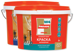 Краска акрил. PARADE W4 база А бел. мат. 2,5 л