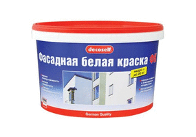 ПУФАС Краска фасадная белая Decoself мороз. (10л=15,9кг)