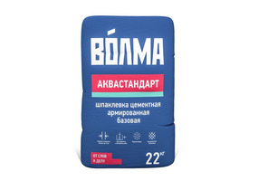"Волма-Аквастандарт" смесь сухая цементная шпаклевка 22 кг